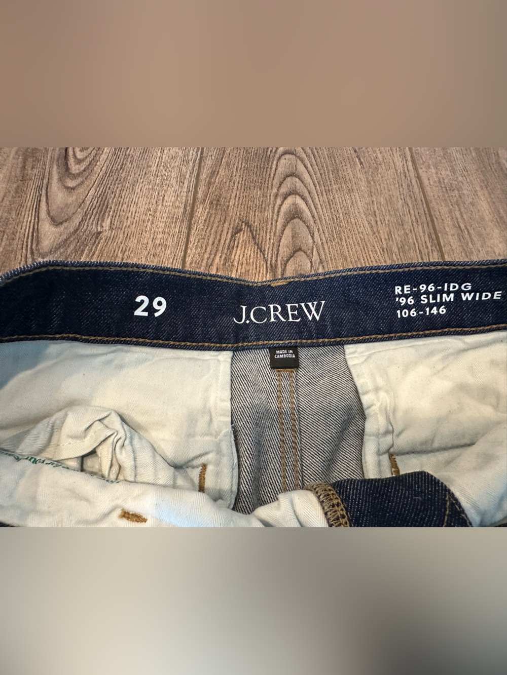 J. Crew Dark ‘96 Slim Wide Leg Jean 29 - Picture 3 of 9